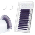 Colored Eyelash Extensions 0.07D 8-15mm Mix Lavender