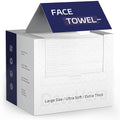 Disposable Facial Towels, Soft and Highly Absorbent, Thick and Large-Sized, Lint-Free Cleansing Cloths for Daily Cleansing and Makeup Removal, 50 Count.