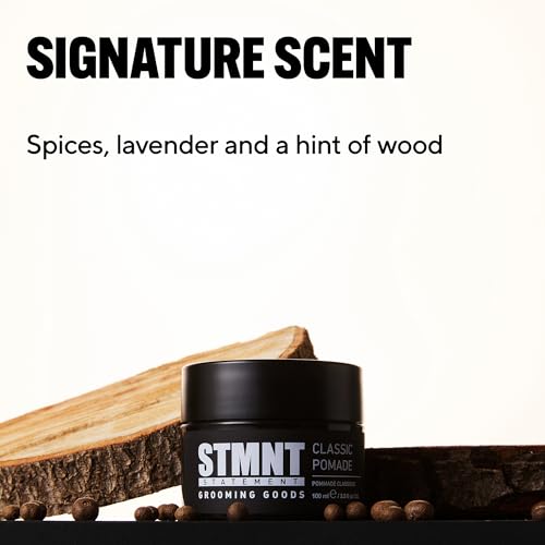 STMNT Classic Pomade 3.38 oz - Strong Hold, Natural Shine