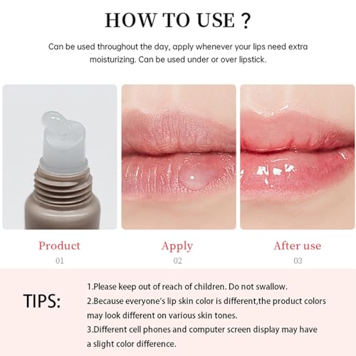 Petansy 4PCS Special Lip Balm - Conditioning Lip Mask and Lip Balm for Instant Moisture,Natural Ingredients Vegan Non-Sticky Lip Glowy Balm£¬Soothing Lip Care