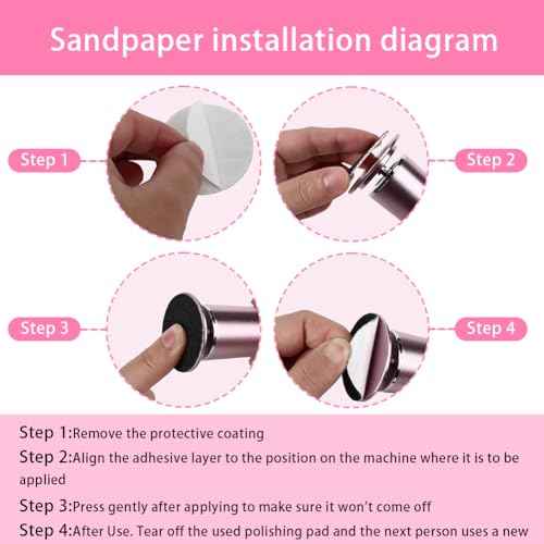 60 Pcs Sandpaper Set 1.7'' x 1.7'' for Electric Foot Callus Remover,Pedicure Disc,Sander Discs Replace Set - 1 Box (30 Fine Grit and 30 Coarse Grit)
