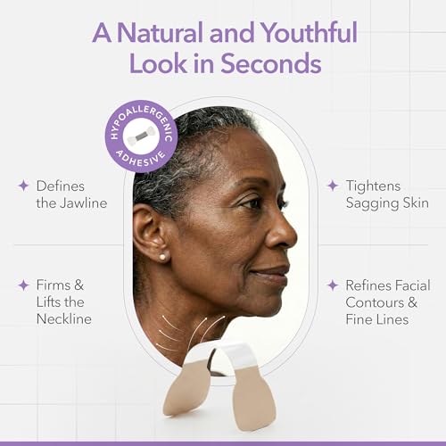 Face Lift Strips - Instant Jawline & Neck Lift Tape, 25 Ct