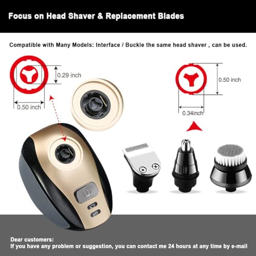 Universal Head Shaver Parts for Freedom Bird Shaver and Many Other Brand