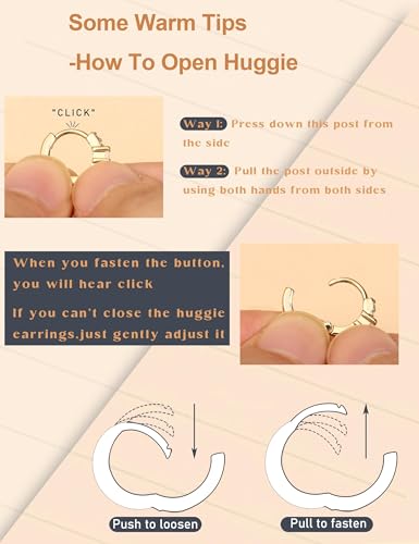 LOLIAS Hypoallergenic Surgical Steel Flat Back Earrings