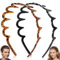 Women’s Zig Zag Headbands with Teeth – Non-Slip Hair Accessories for Volume & Styling