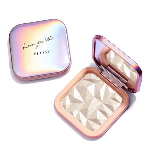 ELLESY Highlighter Palette - 4 Shades Baked Powder