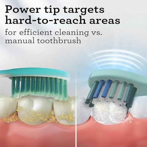 GuruNanda Lion & Lamb 2.0 Replacement Brush Head (Pack of 6), Round-Ended, Soft Bristles to Help with Plaque Control, BPA-Free, IPX7 Waterproof - White