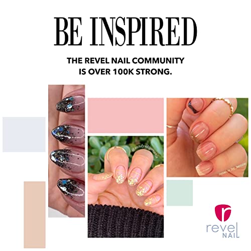 Revel Nail Clear Dip Powder - Vivien (Sheer) 0.5 oz Long-Wear Overlay