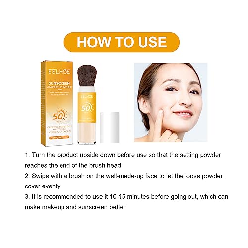 Dulele Sunscreen Setting Powder SPF 50 - Mineral Matte (2 Pack)