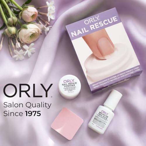 ORLY Nail Rescue Kit - 3-Step Repair for Broken & Cracked Nails