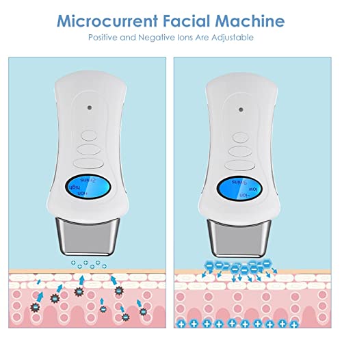 Electric Facial Lifting Machine Handheld Galvanic Spa Skin Tightening