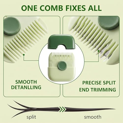 2-in-1 Split End Hair Trimmer & Comb for Women