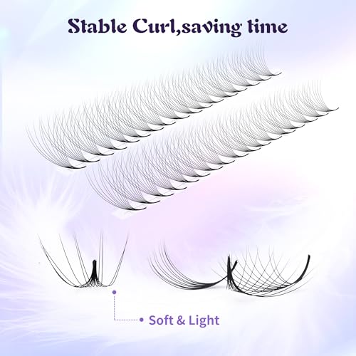 Wispy Mink Lash Clusters 8-15mm - 320pcs Extension Kit