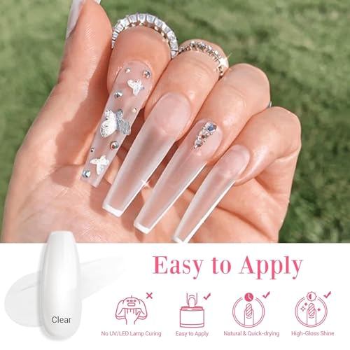 Nail Repair Kit for Weak Nails - Quick-Drying Dip Powder & Glue