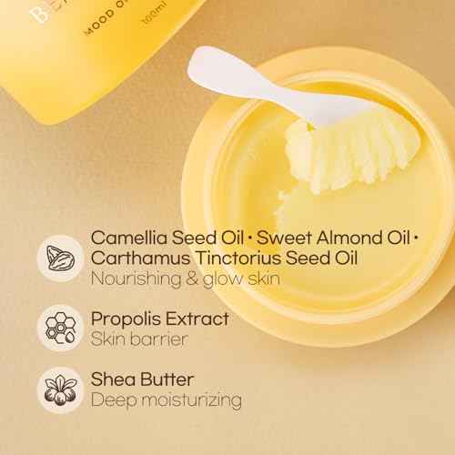 Petitfee Beautifying Mood On Cleanser 3.38 fl. oz. (100ml) - Cleansing Balm, Makeup Removal, Pore Cleansing, Dissolves Sunscreen, Moisturizing Finish with Citrus Aroma Oil, Korean Skincare