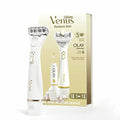 Gillette Venus Radiant Skin Moisturizing Women¡¯s Razor For Dry And Sensitive Skin With Olay Moisturizer Dispenser, 1 Serum, And 1 Razor Blade Refill