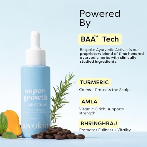 Caffeine Hair Growth Serum with Peptides & Rosemary - 2 fl oz