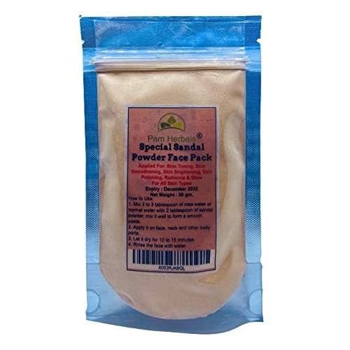 Special Sandalwood DIY Powder For Face pack,Worship & Auspicious occasions (Sandalwood Powder 50g Pouch)