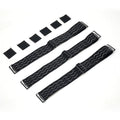 Adjustable Elastic Wig Band with Hooks No Slip Band 3 Pack Black - Wig Accessories