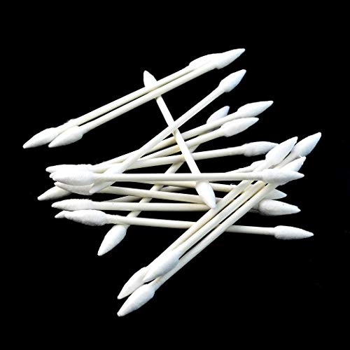 Rayhee Double Precision Cotton Swabs with Eco-Friendly Paper Sticks (800 Count)