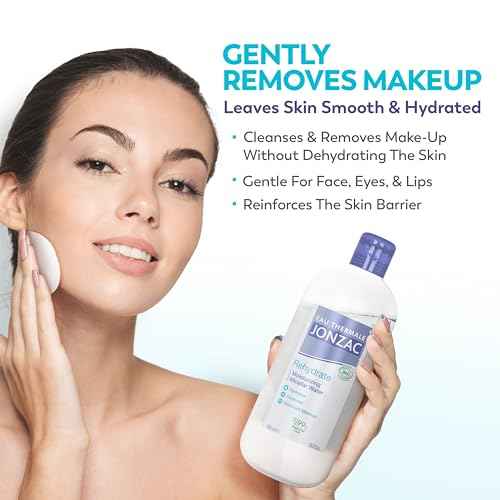 Eau Thermale Jonzac 99% Organic Micellar Water - Natural Eye & Face Makeup Remover - Hydrating With Thermal Spring Water - For Sensitive Skin - Non-Toxic - Agua Micelar Org?nica - 16.9 Fl Oz