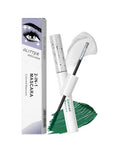 Dual-Ended Mascara - Glitter & Matte Waterproof, Long-Lasting Volume