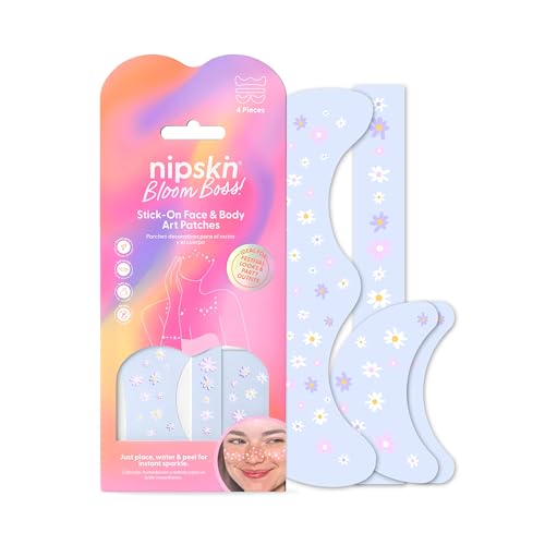 Nipskin Bloom Boss Stick-On Face & Body Patches – 4 Pieces
