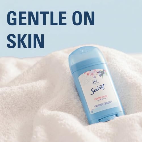 Secret Antiperspirant Deodorant for Women, 24hr Protection, 2.7 oz (2-Pack)