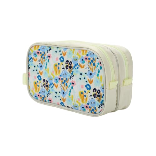 Floral Print Travel Toiletry Kit with TSA Bottles