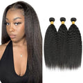 #1B Yaki Straight Human Hair Bundles 24" (3 Bundle, 50g)