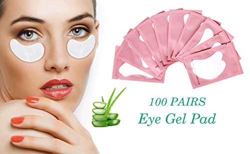 Gel Eye Pads for Eyelash Extensions - 100 Pairs