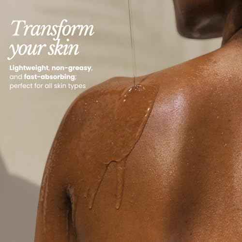 BARE BOTANICS 8 oz Moisturizing Unscented Body Oil - 100% Pure & Natural for Skin & Nails - Perfect for Moisturization - Vegan, Cruelty Free & Naturally Scented Hair Oil