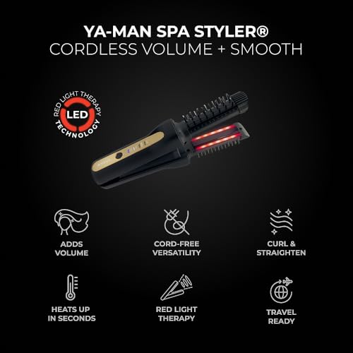 YA-MAN SPA Styler Cordless 3-in-1 Hair Brush | Volume + Smooth