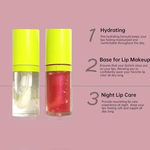 MYUANGO Hydrating Lip Oil - Moisturizing Vegan Lip Tint (08)
