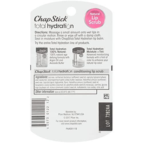 ChapStick Total Hydration Lip Scrub Sugar Plum 0.27oz