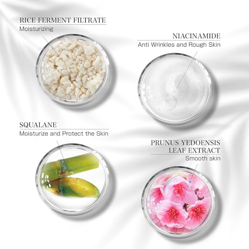 Niacinamide 5% Fermented Rice Cherry blossom Japanese Facial Moisturizer Prevents wrinkles&skin roughness ¡°KURAMOTO-NO-SHIZUKU¢⡱ (1.7 oz (50g))