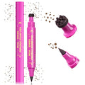 Dual Ended Freckle Stamp Pen – Waterproof Fake Freckles Maker #02 Brown