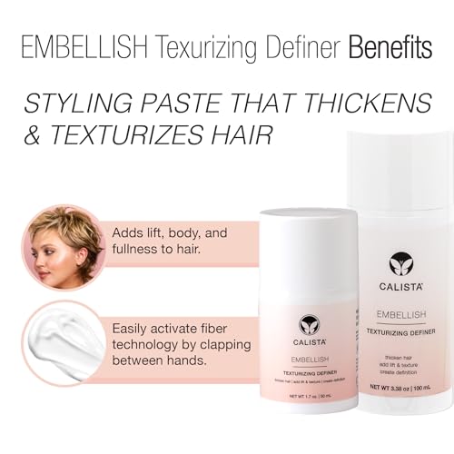 Calista EMBELLISH Texturizing Hair Paste, 3.38 oz | Volume & Texture