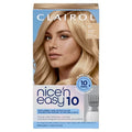 Clairol Nice'N Easy 10 Permanent Hair Dye Lightest Blonde 1 Count, Fast 10-Minute Color