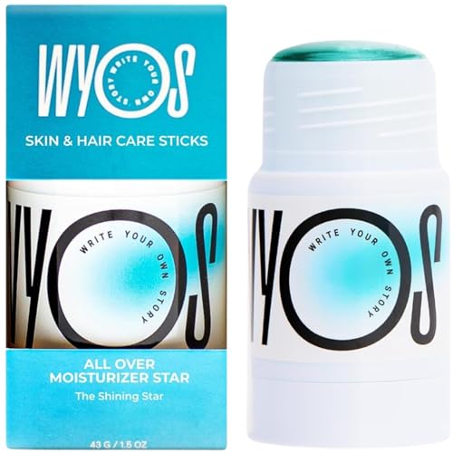 WYOS All Over Moisturizer Stick- Hydrating Oil Stick I Face Moisturizer and Body Moisturizer I Adds Glow and Shine to Face and Body I Non-greasy Formula I The Shining Star