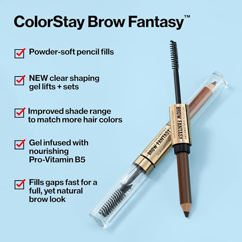 Revlon ColorStay Brow Fantasy Powder Pencil & Gel, Ash Blonde