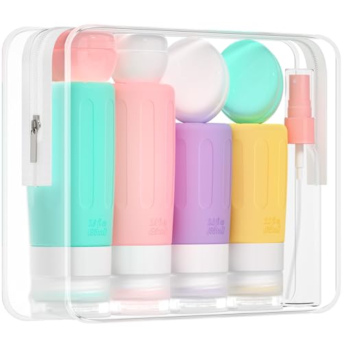 Morfone 16-Pack TSA Travel Bottles Set – Leak Proof Silicone
