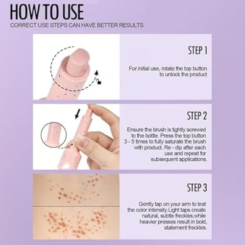 Waterproof Freckle Stamp Pen - Natural-Looking Faux Freckles Marker