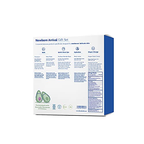 Mustela Newborn Arrival Gift Set - 5-Piece Skincare & Bath Essentials