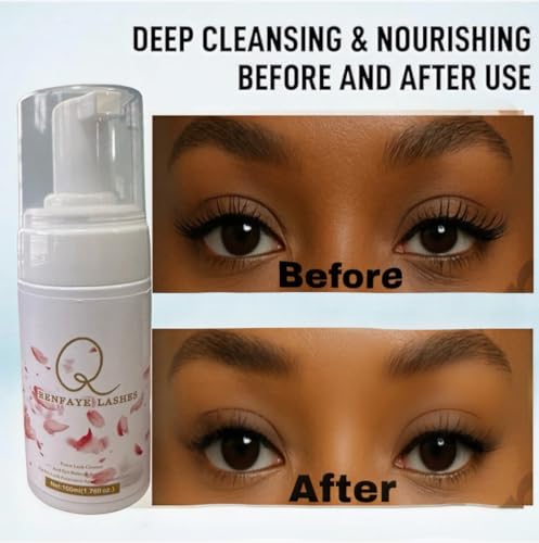 Eyelash Extension Cleanser Shampoo 3.3oz Foaming Lash Wash