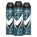 Degree Men UltraClear Antiperspirant Deodorant Spray Pack of 3 - 3.8 Ounce, Clean Scent, 72-Hour Freshness