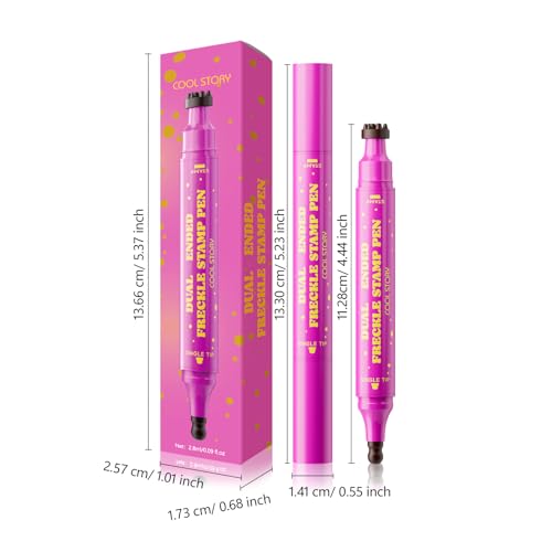 Dual Ended Freckle Stamp Pen - Waterproof Faux Freckles Makeup