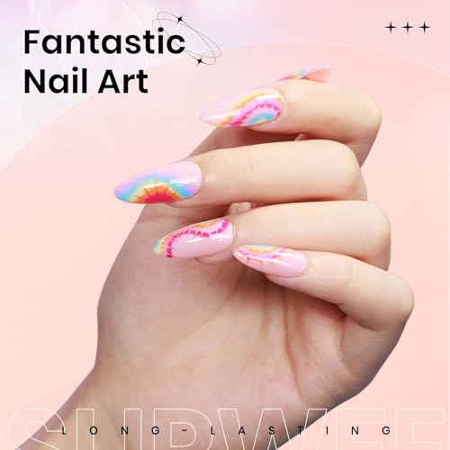 Clear Blooming Gel Nail Polish, 15ml Blossom Polish for Spreading
