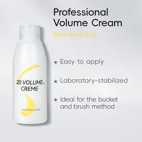20 Volume Cream Hair Developer, 100ml - Professional Salon & Home Use