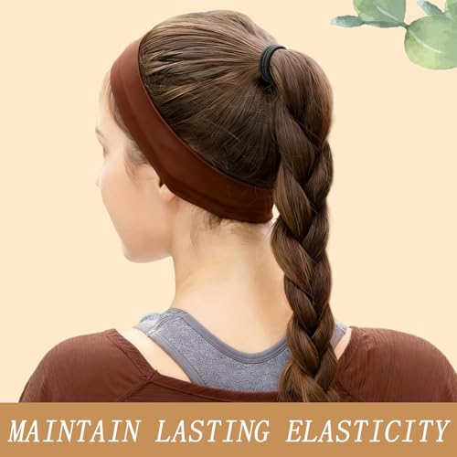 100PCS Black Hair Ties for Thick Hair - No Damage Elastic Bands